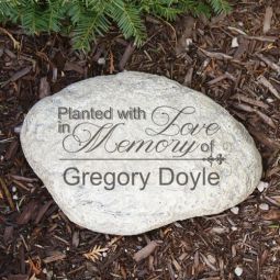 Planted with Love Garden Stone